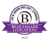 Benchmark Litigation: Kajal Ervin and Oliver Ho Named to Benchmark 40 & Under Hot List 2019