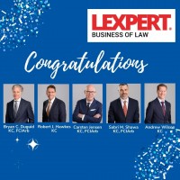 Five JSS Barristers Lawyers Have Been Selected for Lexpert Special Edition: Litigation 2024