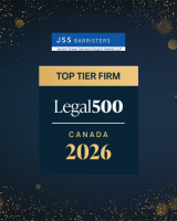 JSS Barristers Ranked as a Top-Tier Firm in The Legal 500 Canada 2026