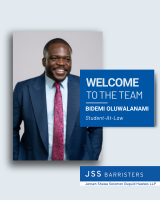 Welcome to the team, Bidemi Oluwalanami