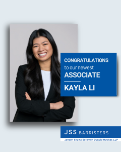 Kayla Li becomes Firm's Newest Associate