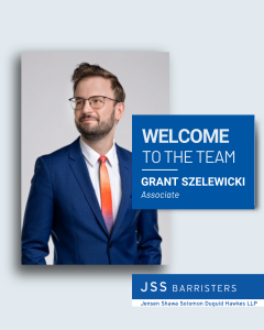 Welcome to the Team, Grant Szelewicki